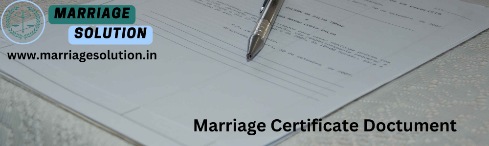 marriage certificate all required doctument  and process