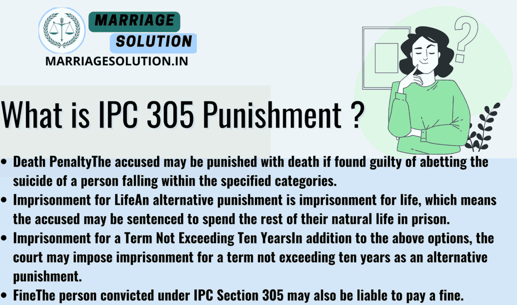 IPC 305 Penalty