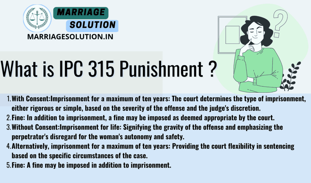 IPC Section 315 - Protecting Infants and Ensuring Legal Accountability