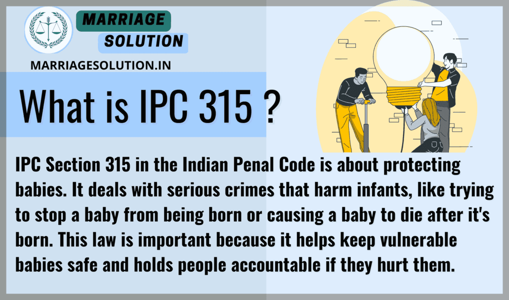 IPC Section 315 - Protecting Infants and Child Welfare in Indian Law