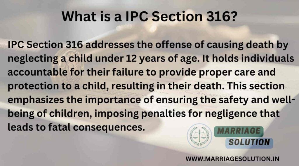 Illustration depicting a child in distress, representing IPC Section 316