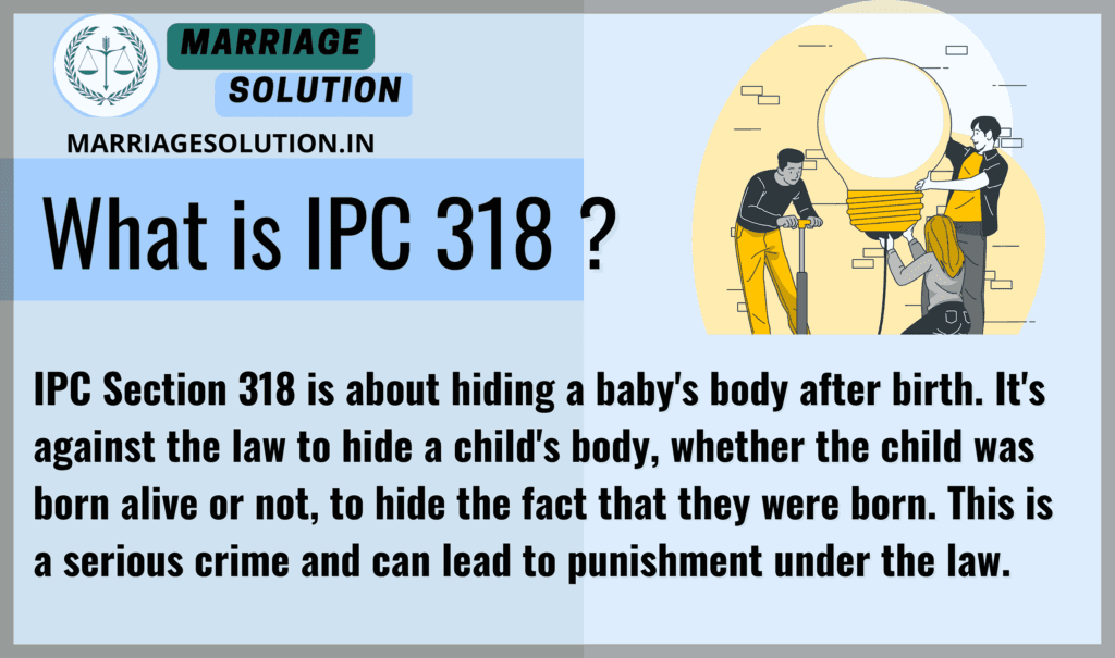 IPC Section 318 - Concealment of Birth in Indian Law