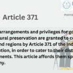 special status under Article 371 of the Indian Constitution.