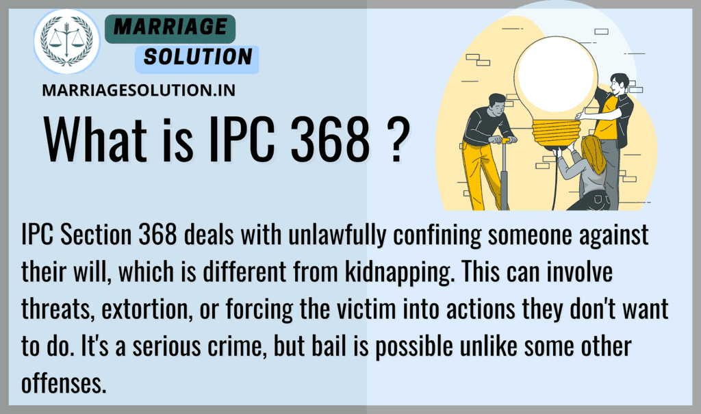 : IPC Section 368: Punishment for Wrongfully Concealing or Keeping in Confinement a Kidnapped or Abducted Person