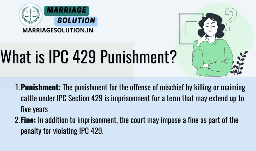 IPC 429 Punishment