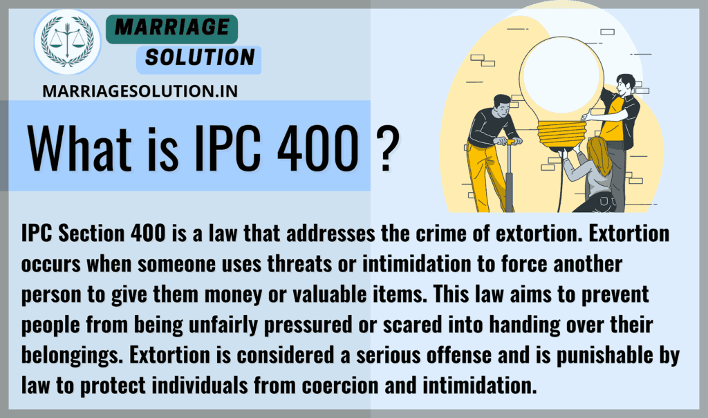 "IPC 400 Details