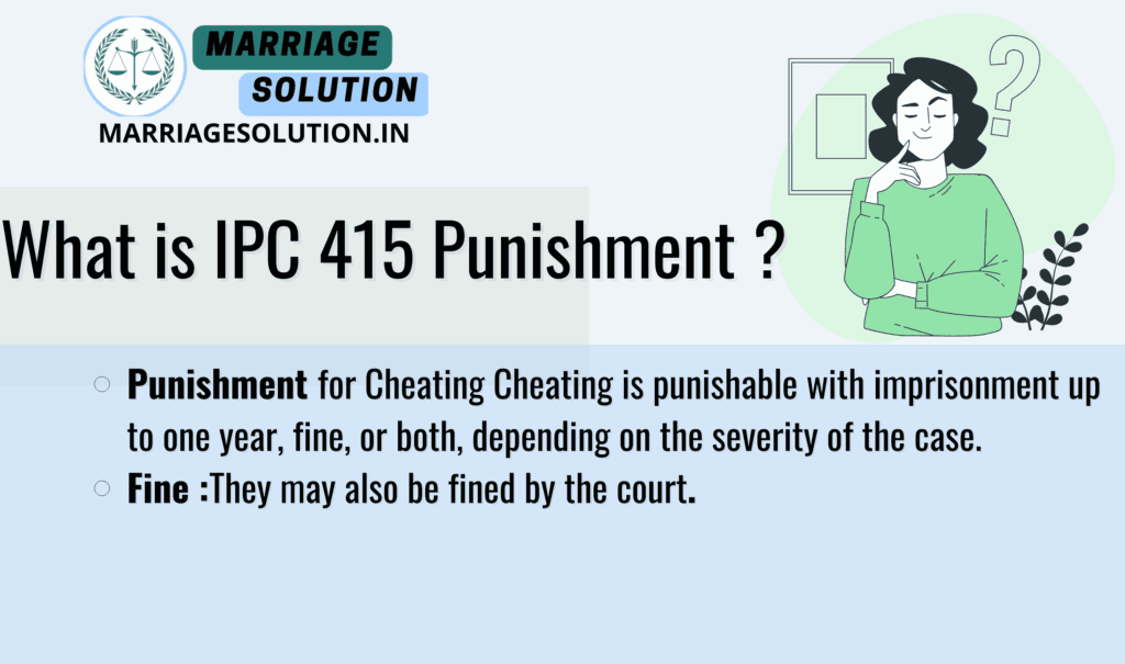 IPC 415 Punishment