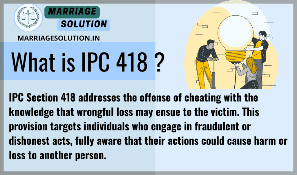 IPC 418 Explanation