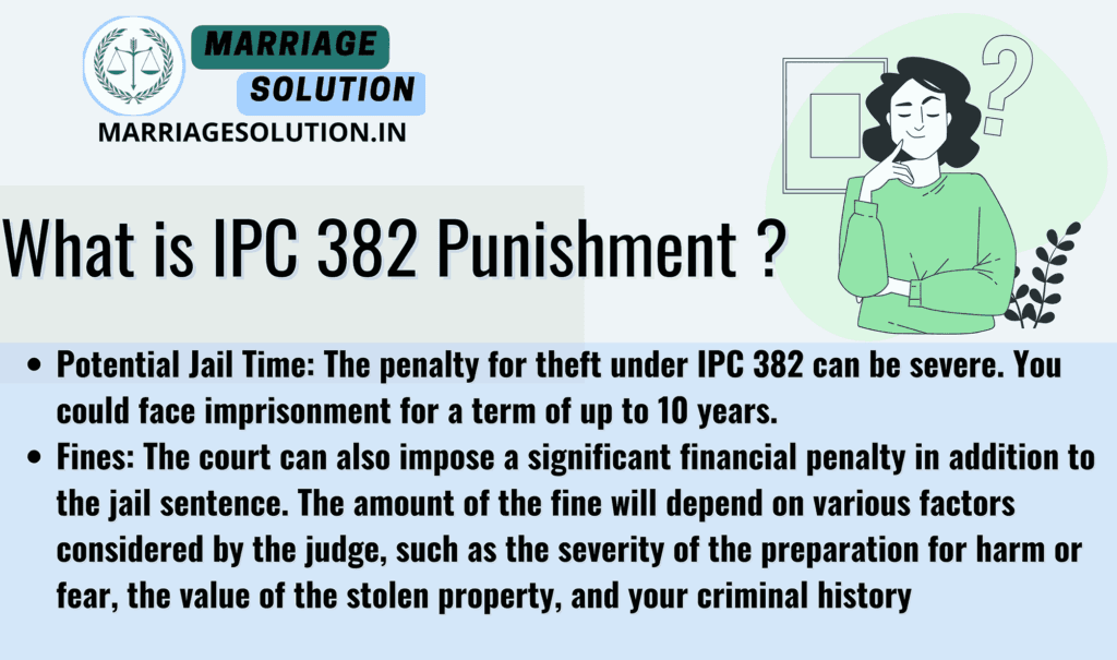 IPC 382 Punishment - Theft with Prep for Death, Hurt, Restraint