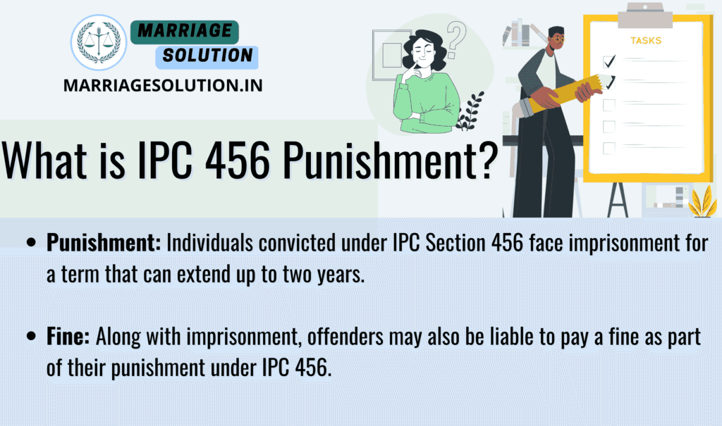 IPC 456 Punishment - Imprisonment and Fine Details