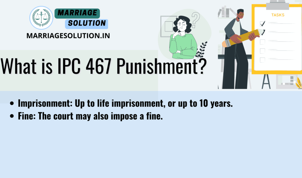 IPC 467 Punishment: Forgery Penalties