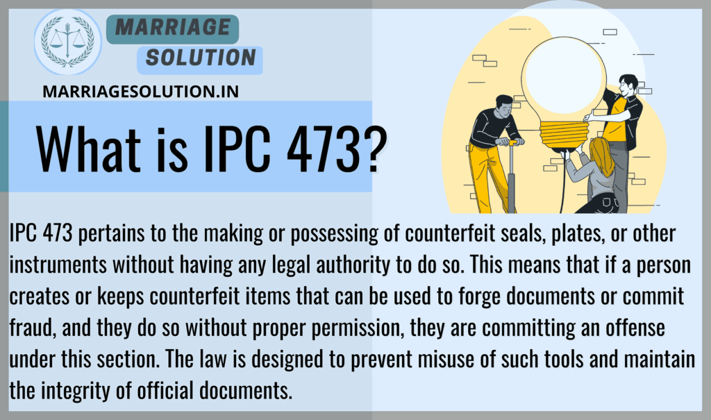 IPC 473 - Legal info on punishment for using forged documents