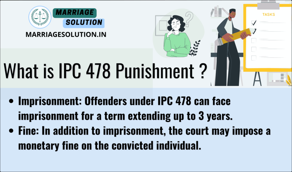 IPC 478 Punishment in India