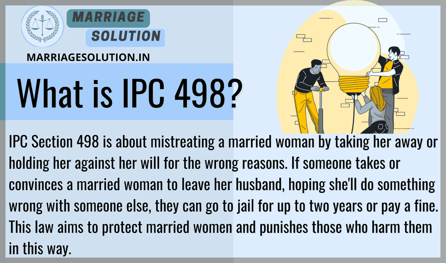 498 IPC - MarriageSolution.in: Reliable Legal Partner