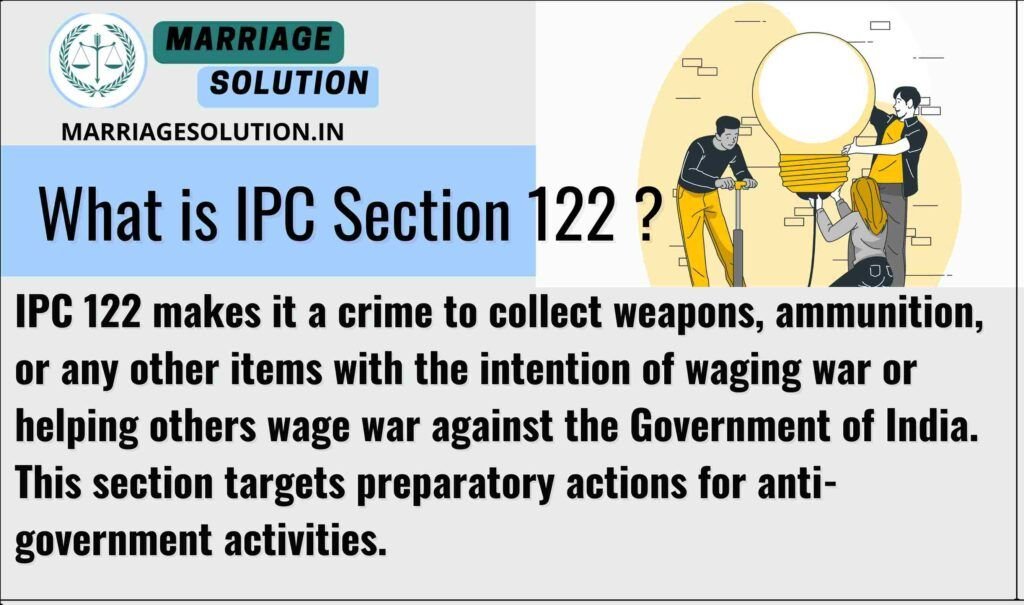 IPC 122: Collecting Arms for War Against Government