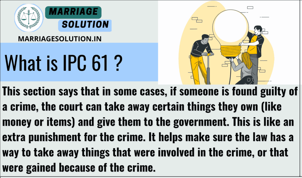 IPC 61 focusing on the abolition of certain punishments in IPC.