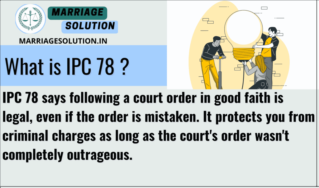 IPC 78: Accident in doing a lawful act under the IPC.