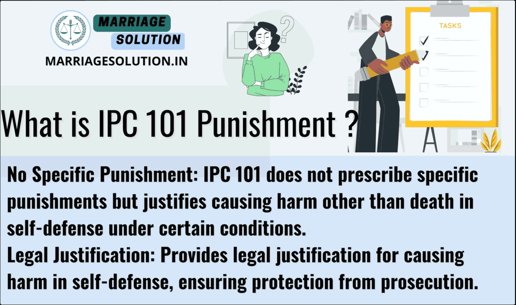 IPC 101 punishment details for private defense under Indian Penal Code.