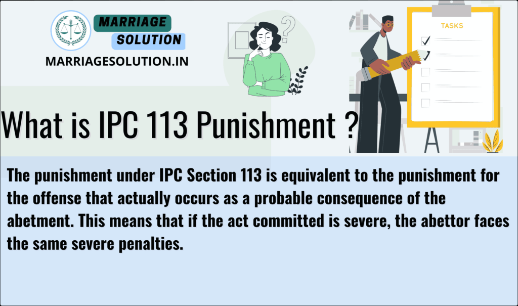 IPC 113 punishment details