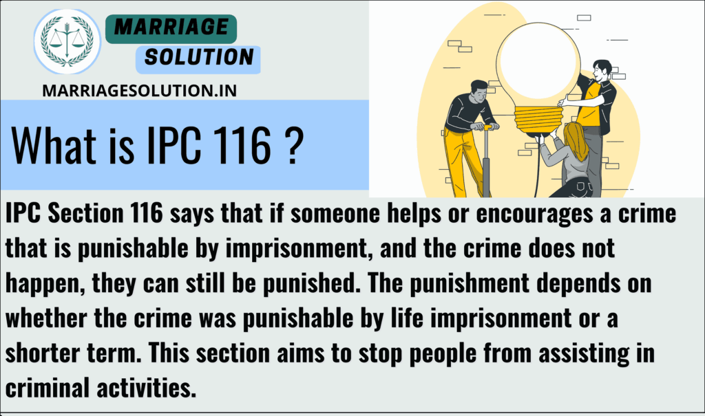 IPC 116 explained