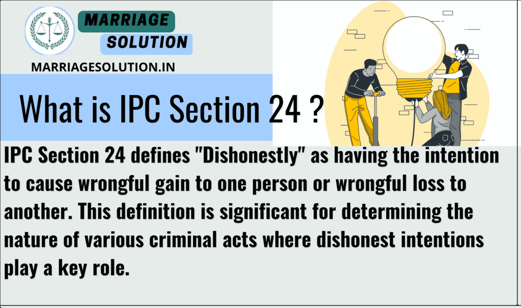 IPC 24, defining "dishonestly" and its legal implications within the Indian Penal Code