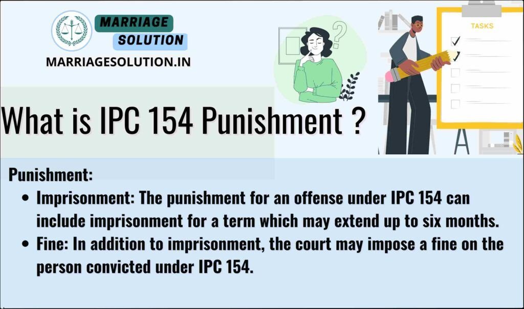 Punishments under IPC Section 154