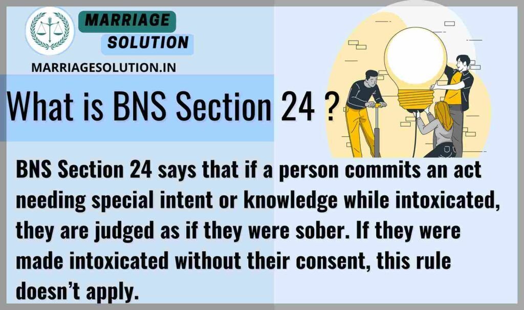 Legal fairness in judging intent and intoxication under BNS Section 24.