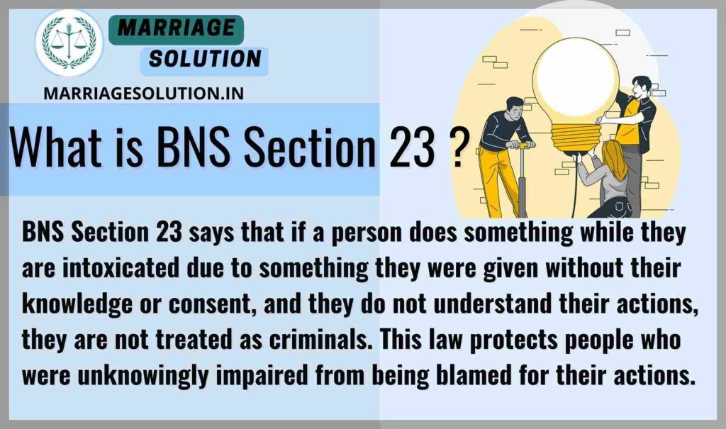 BNS Section 23 - Intoxication Without Consent