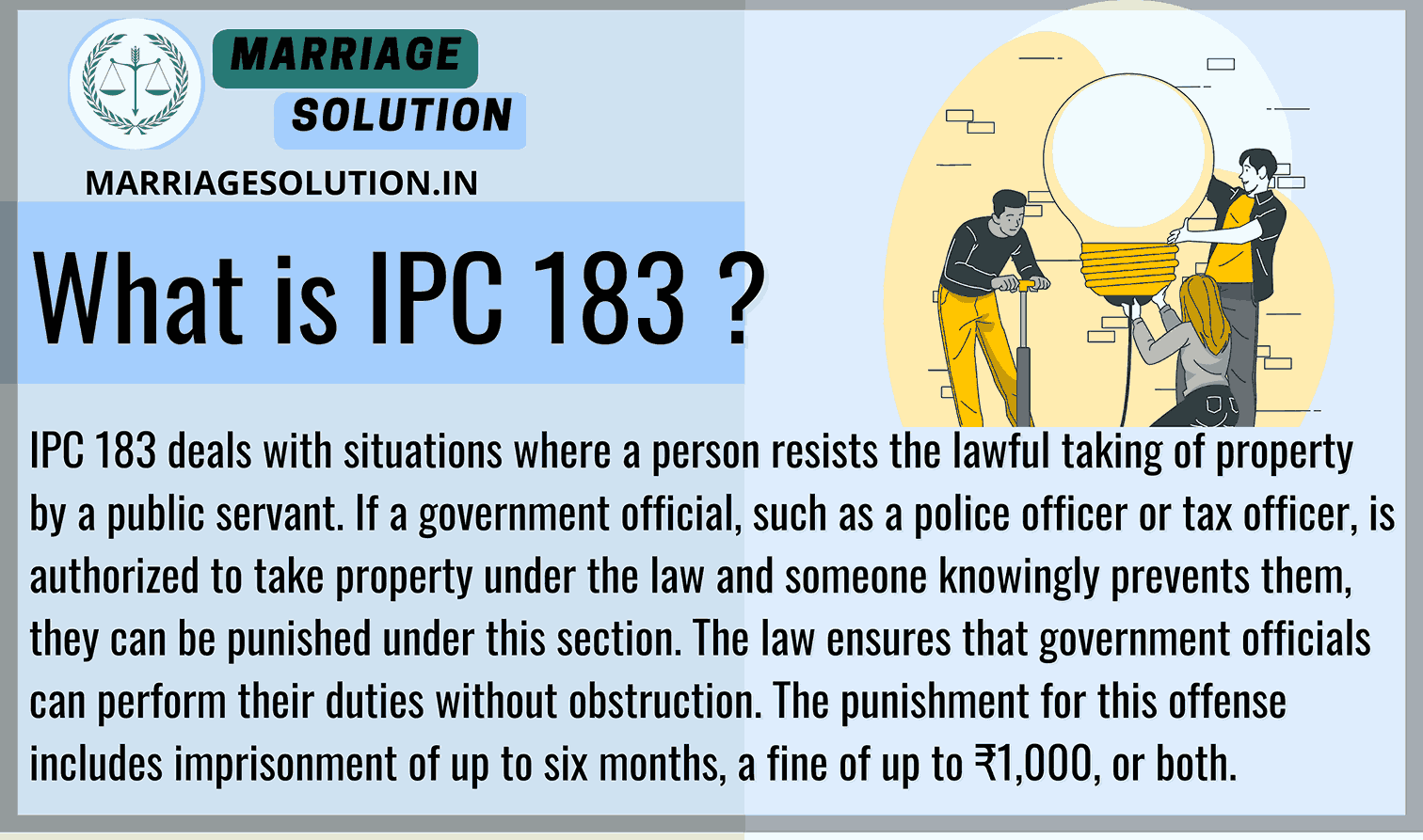 183 IPC - MarriageSolution.in: Reliable Legal Partner