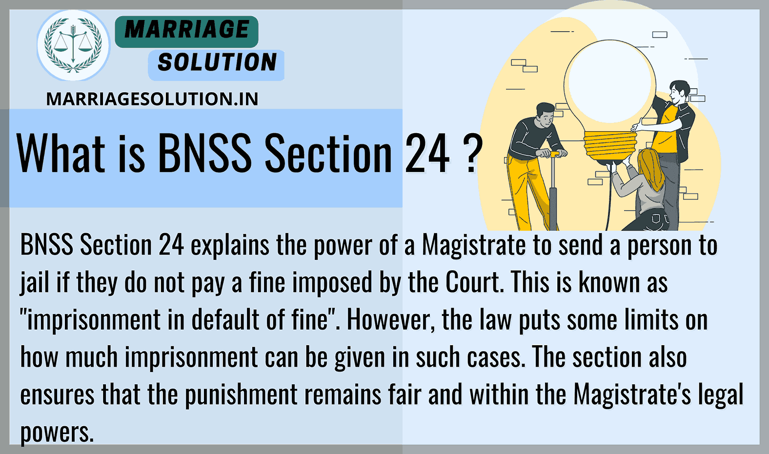 BNSS Section 24 : Sentence of Imprisonment in Default of Fine ...